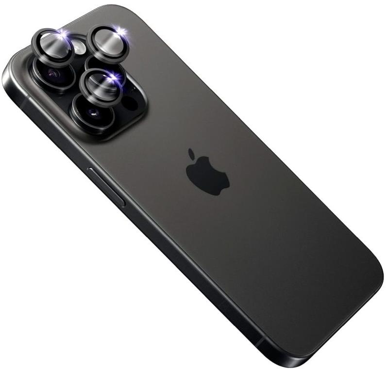 FIXED Armor Sapphire Camera Glass na Apple iPhone 15 Pro/15 Pro Max čierne