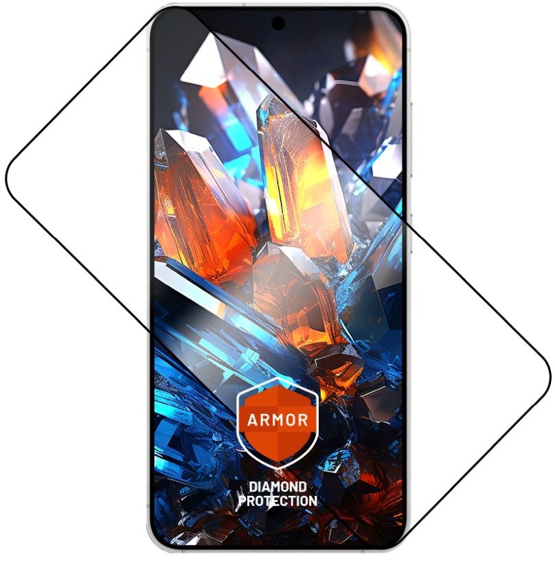 FIXED Armor s Anti-dust aplikátorom a AR vrstvou na Samsung Galaxy S24/S25 čierne