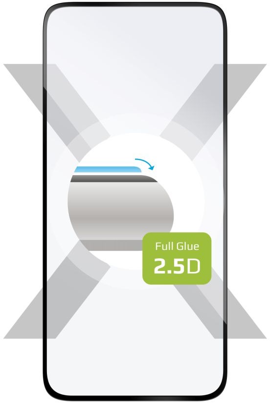 FIXED FullGlue-Cover na Google Pixel 8a čierne
