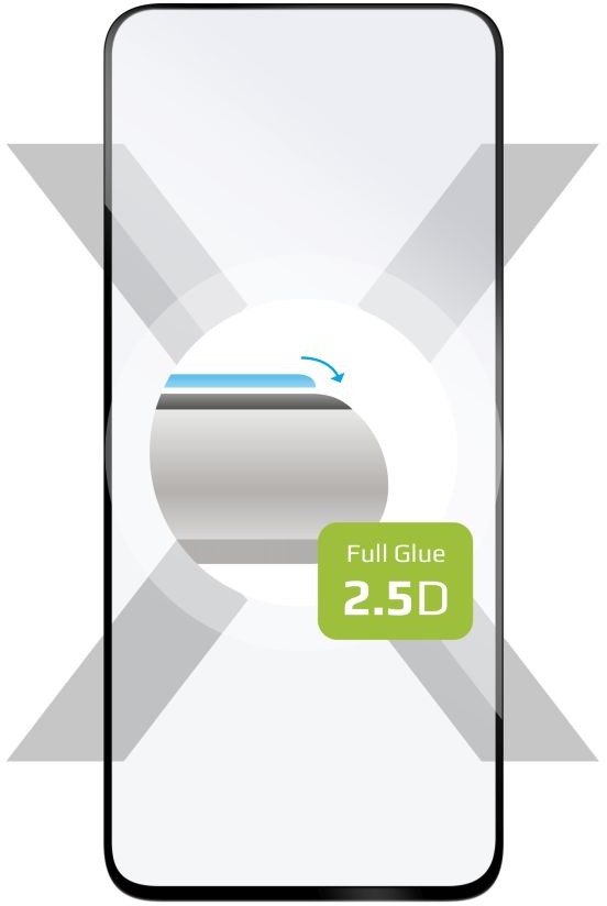 FIXED FullGlue-Cover na Realme 12x/12 5G/13 5G čierne