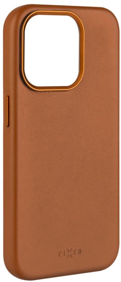 FIXED MagLeather s podporou MagSafe pre Apple iPhone 15 Pro Max hnedý