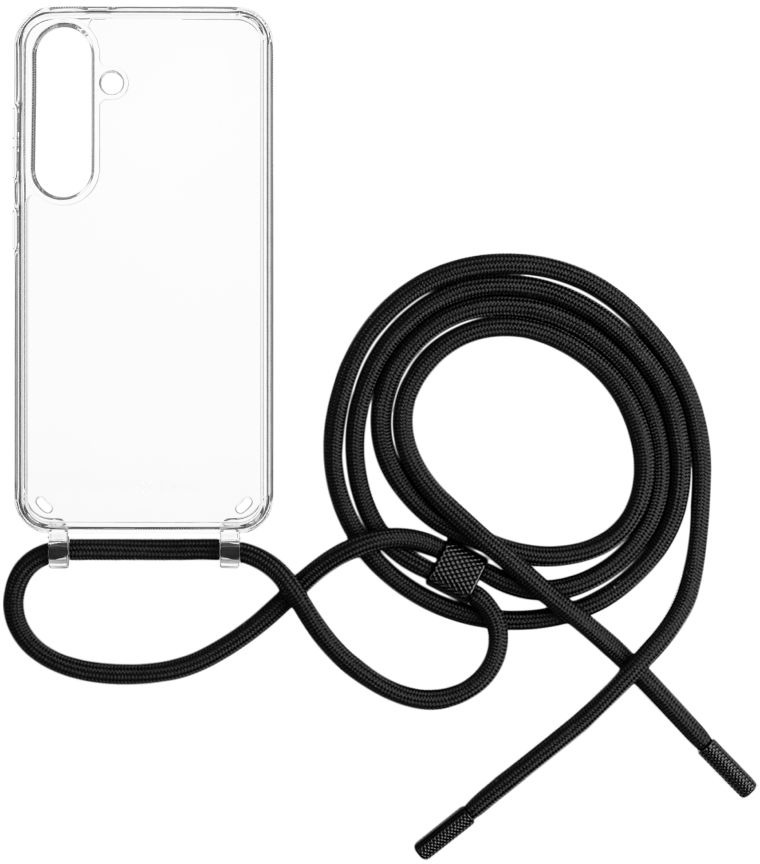 FIXED Pure Neck s čiernou šnúrkou na krk na Samsung Galaxy S24