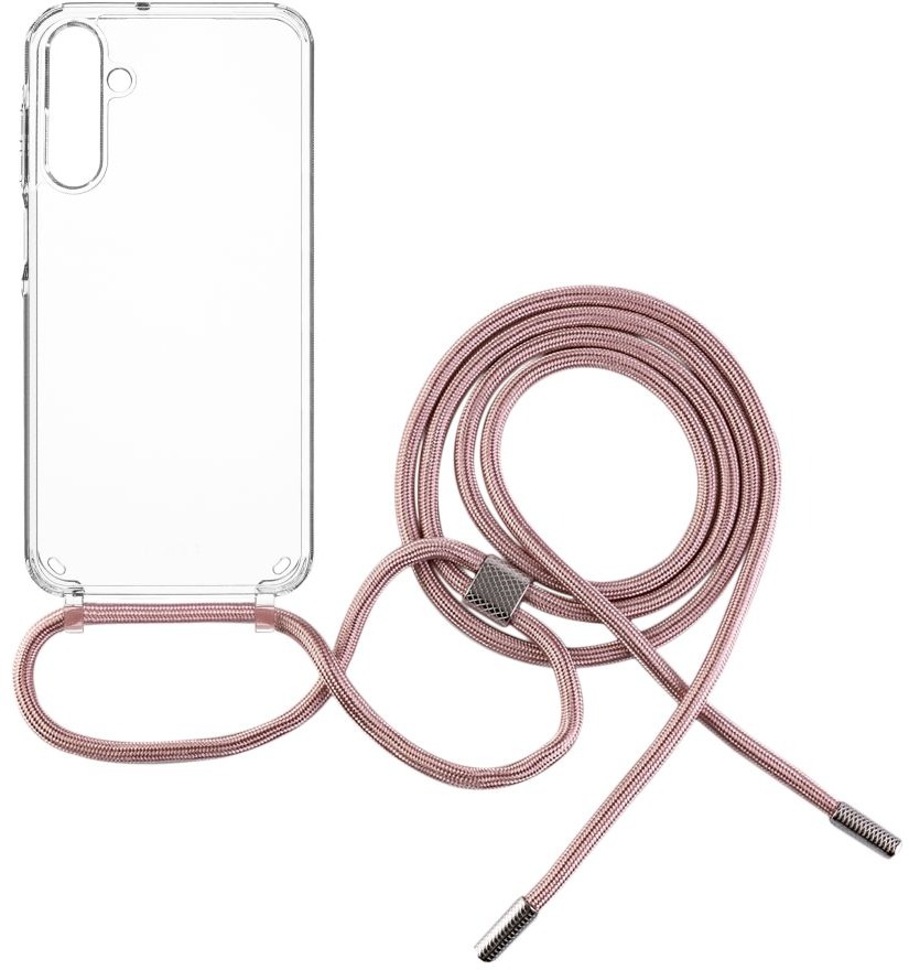 FIXED Pure Neck s ružovou šnúrkou na krk na Samsung Galaxy A15/A15 5G