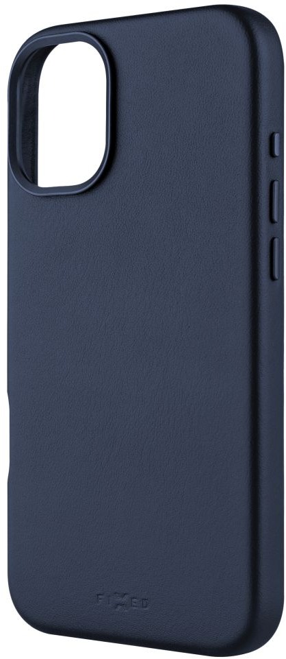 FIXED MagLeather s podporou MagSafe pre Apple iPhone 16 Plus modrý