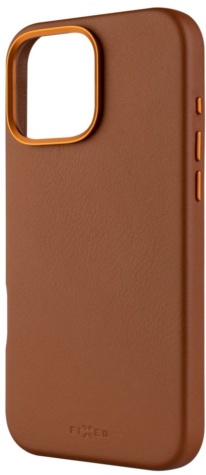 FIXED MagLeather s podporou MagSafe pre Apple iPhone 16 Pro Max hnedý