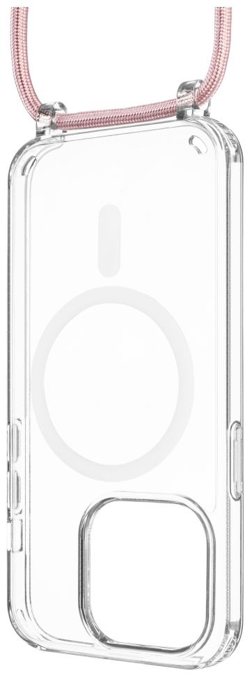 FIXED MagPure Neck s ružovou šnúrkou na krk pre Apple iPhone 16 Pro Max