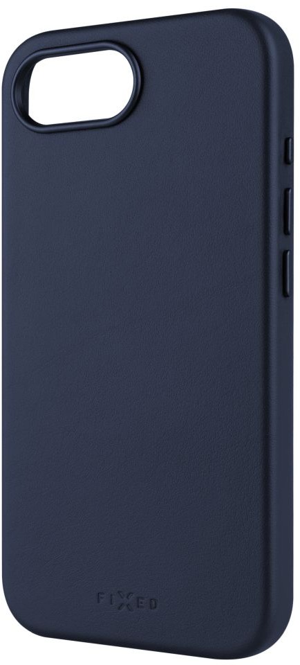 FIXED MagLeather s podporou MagSafe na Apple iPhone 17e/16e modrý