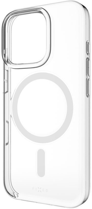 FIXED MagShell s podporou MagSafe a ochranou tlačidla kamery pre Apple iPhone 16 Pro Max číry