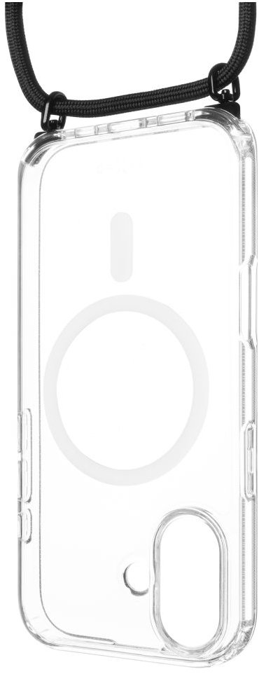 FIXED MagPure Neck s čiernou šnúrkou na krk pre Apple iPhone 17
