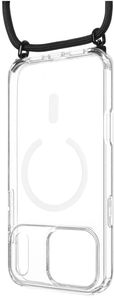 FIXED MagPure Neck s čiernou šnúrkou na krk pre Apple iPhone 17 Pro Max