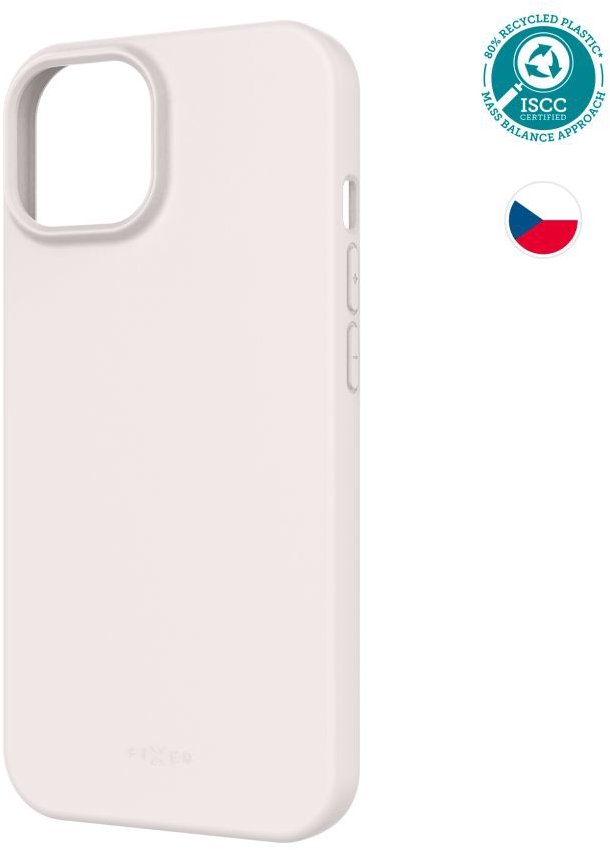 FIXED ReStory pre Apple iPhone 15 vyrobené v CZ sivý