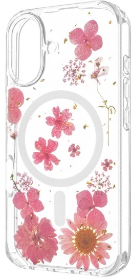 FIXED MagBloom s podporou MagSafe pro Apple iPhone 16 Pink Blossom