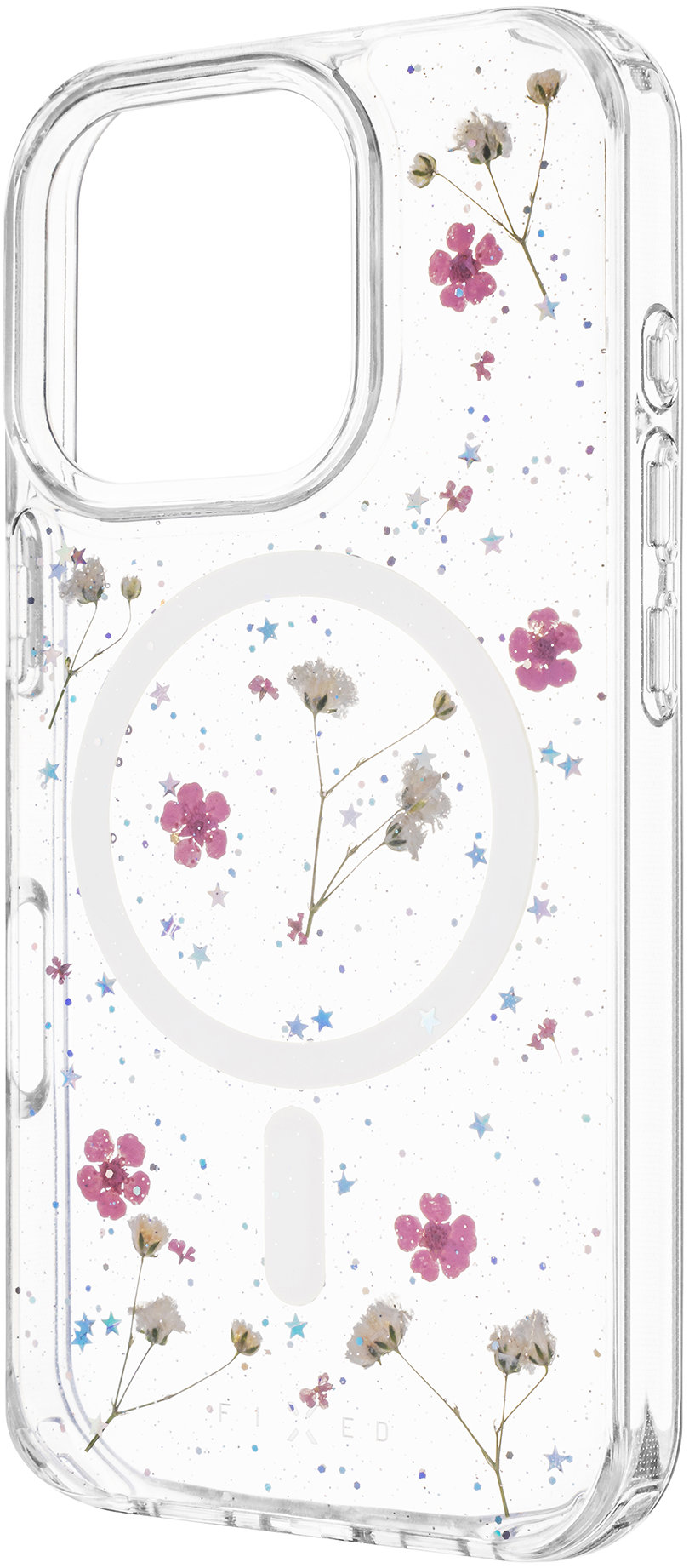FIXED MagBloom s podporou MagSafe pro Apple iPhone 17 Pink Blossom