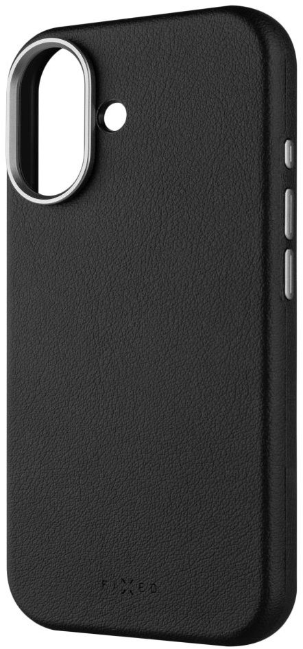 FIXED MagLeather na Apple iPhone 17 z vegánskej kože s podporou MagSafe čierny