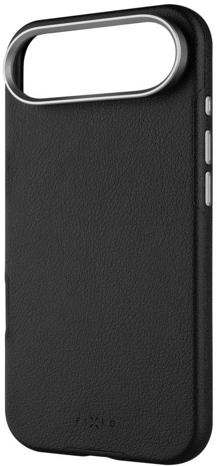 FIXED MagLeather na Apple iPhone Air z vegánskej kože s podporou MagSafe čierny