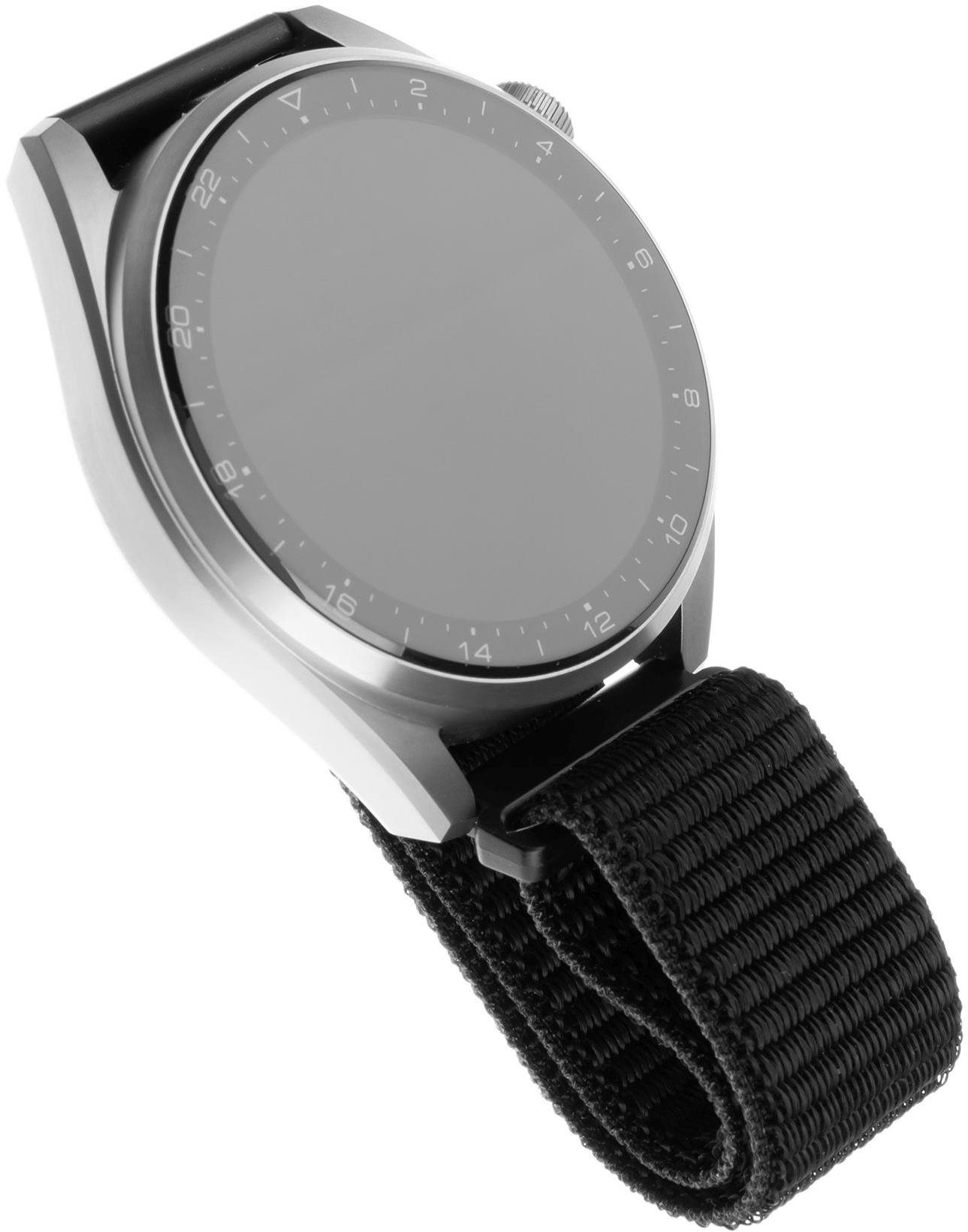 FIXED Nylon Strap Universal so šírkou 22 mm čierny