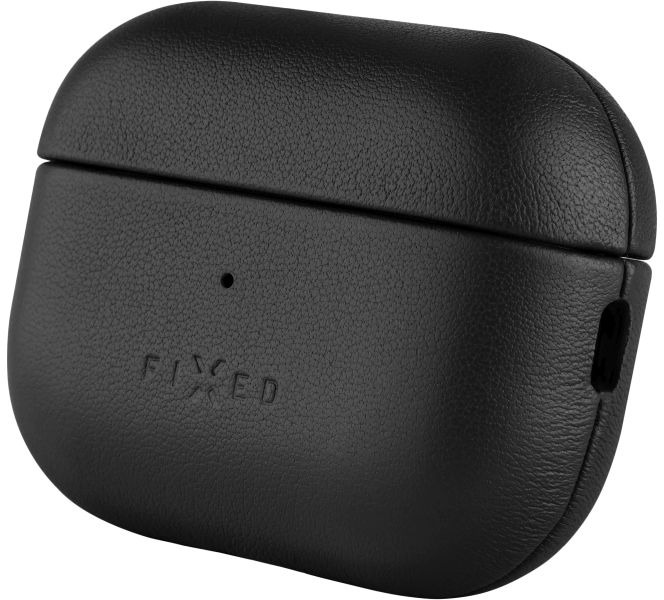 FIXED PodsLeather s podporou MagSafe na Apple AirPods Pro 2/Pro 2 (USB-C) čierne