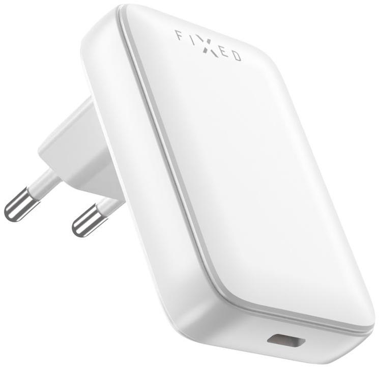 FIXED Slim GaN s USB-C výstupom a podporou PD 30 W biela