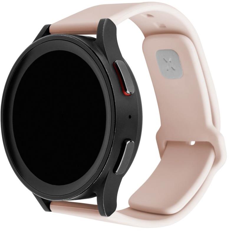 FIXED Silicone Sporty Strap s Quick Release 20 mm na smartwatch ružový