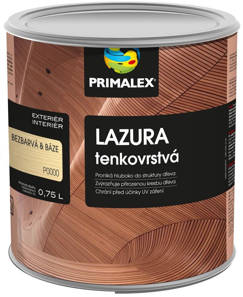 PPG Primalex lazura tenkovrstvá borovice, 0,75 l