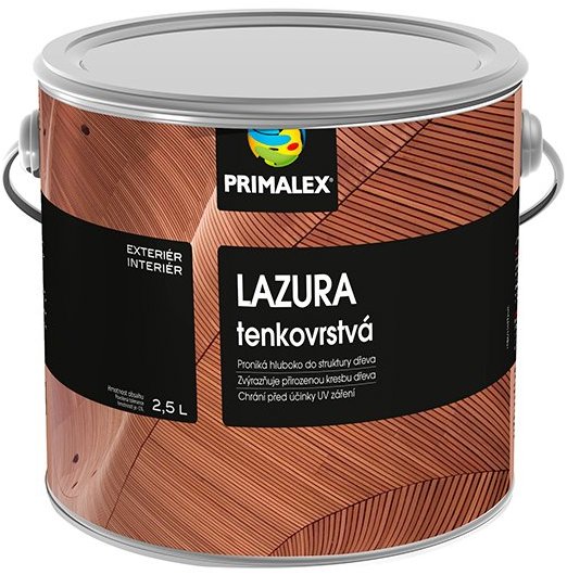 PPG Primalex lazura tenkovrstvá mahagon, 2,5 l