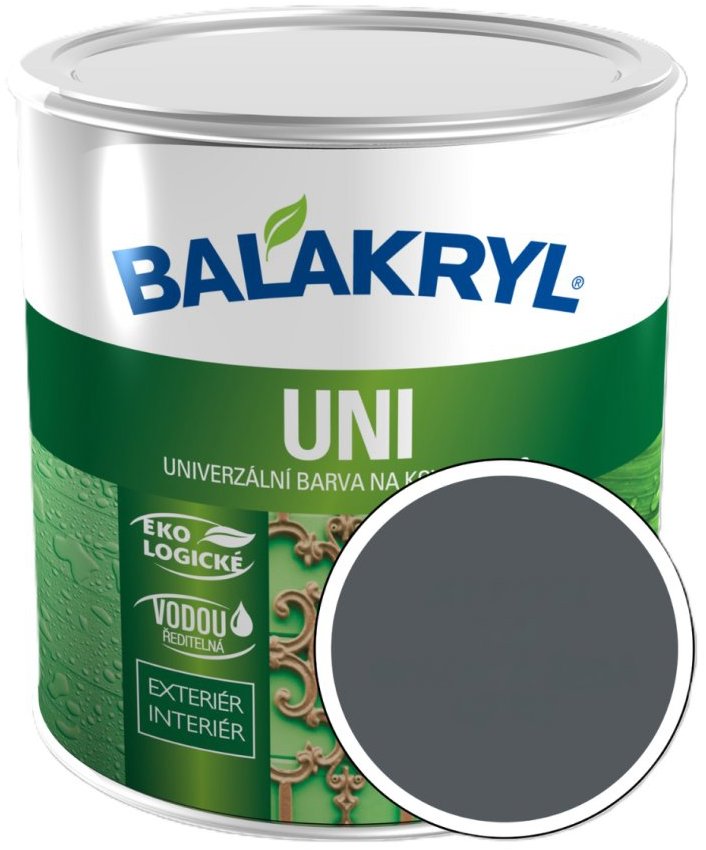 PPG Balakryl Uni Satin 7011, 0,7 kg, oceľovo sivá