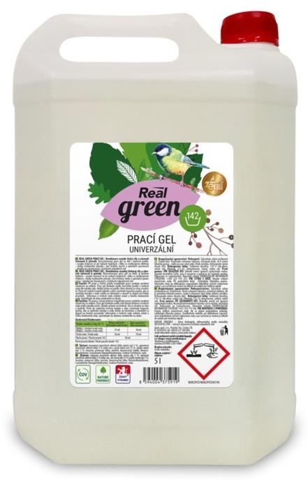 REAL GREEN prací gél 5 l (142 praní)