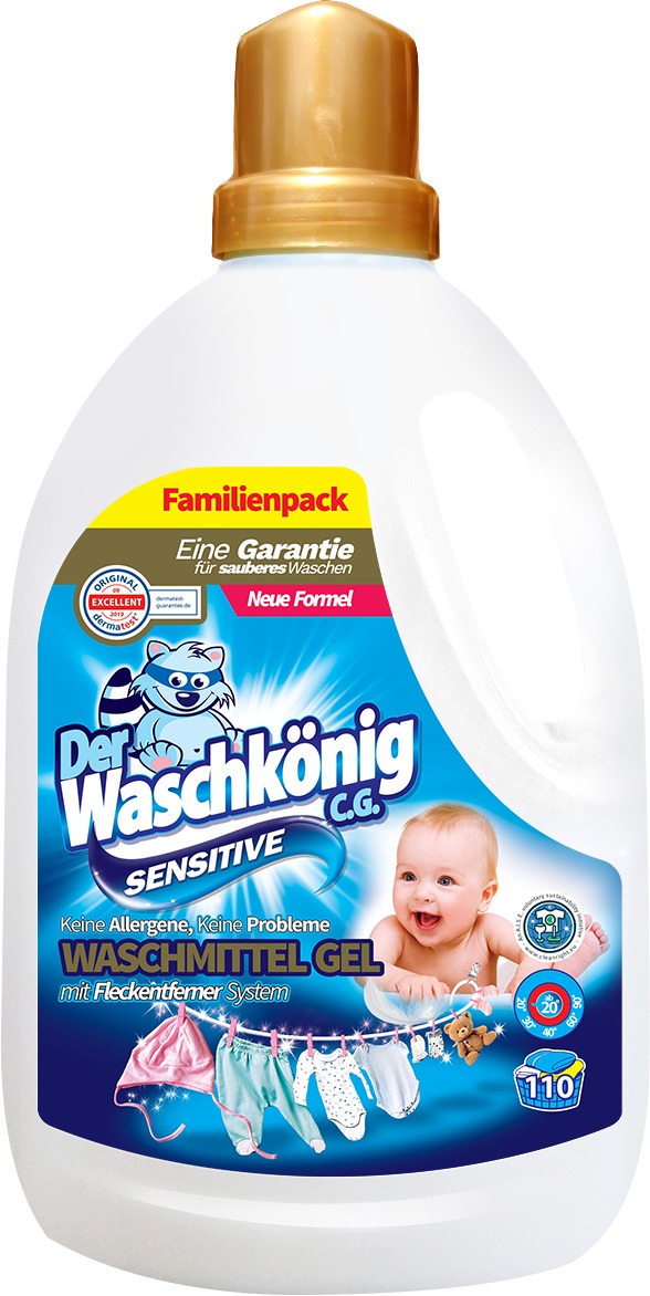 WASCHKÖNIG Sensitive 3,305 l (110 praní)