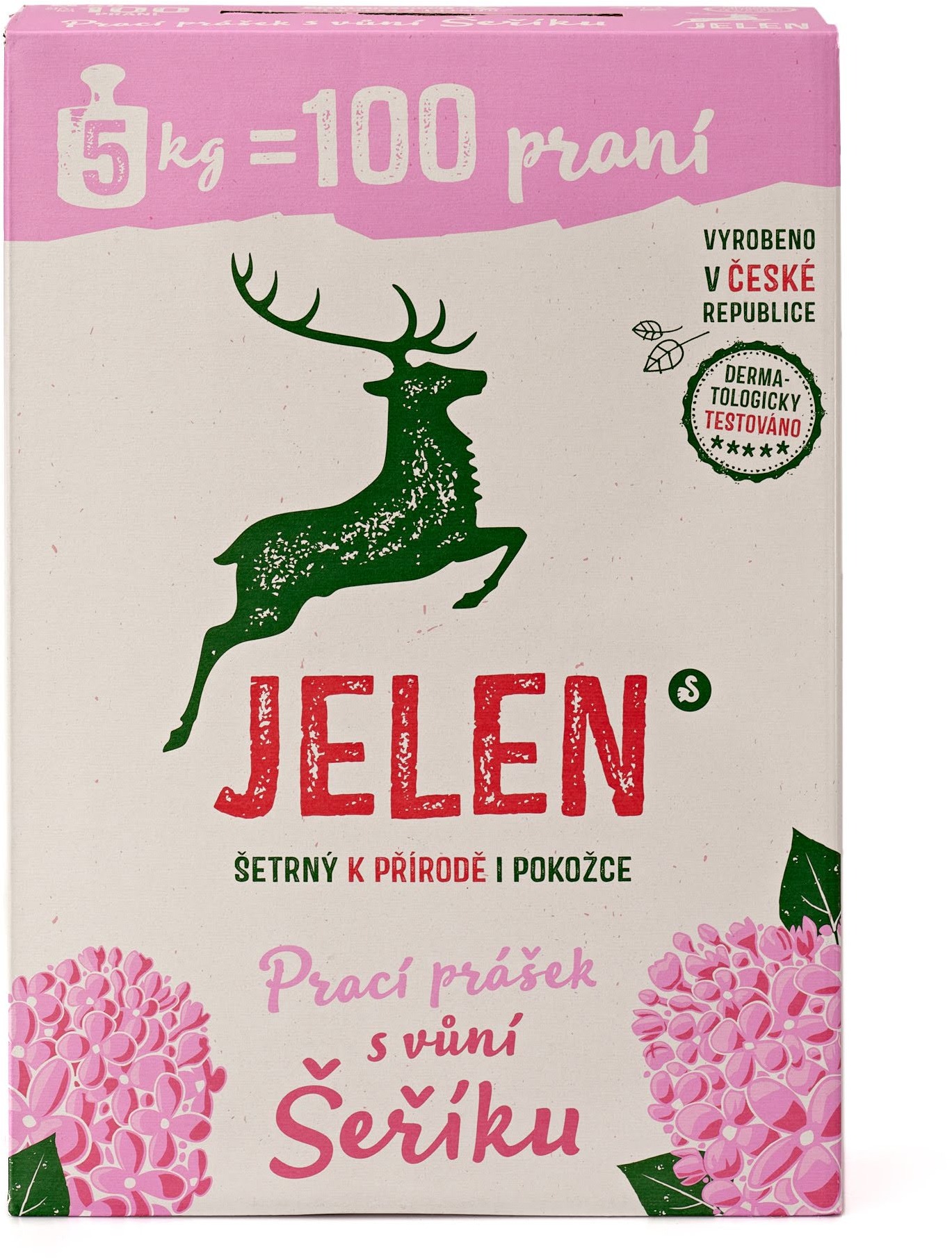 JELEN prací prášok s vôňou orgovánu, 5 kg (100 praní)
