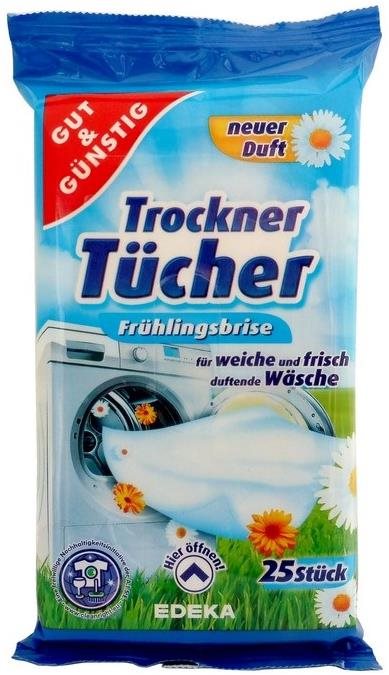 GUT UND GÜNSTIG obrúsky do sušičky 25 ks