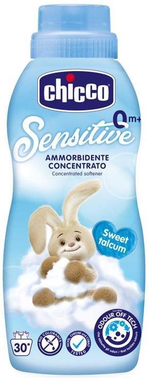 CHICCO Sensitive Concentrato sladký púder 750 ml (30 praní)