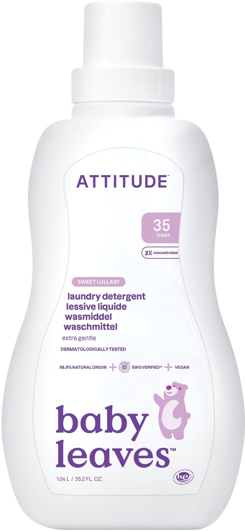 ATTITUDE Prací gél Sweet Lullaby 1,05 l (35 praní)