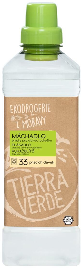 TIERRA VERDE plákadlo bielizne na citlivú pokožku 1 l (33 praní)