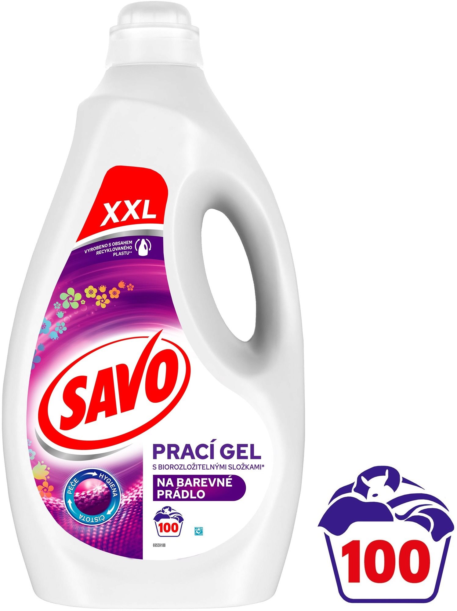 SAVO na farebnú bielizeň 5 l (100 praní)