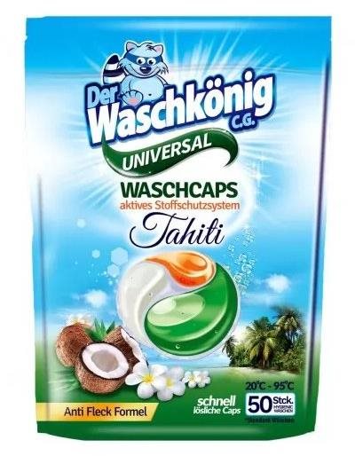 WASCHKÖNIG Triocaps Tahiti Universal, 50 ks