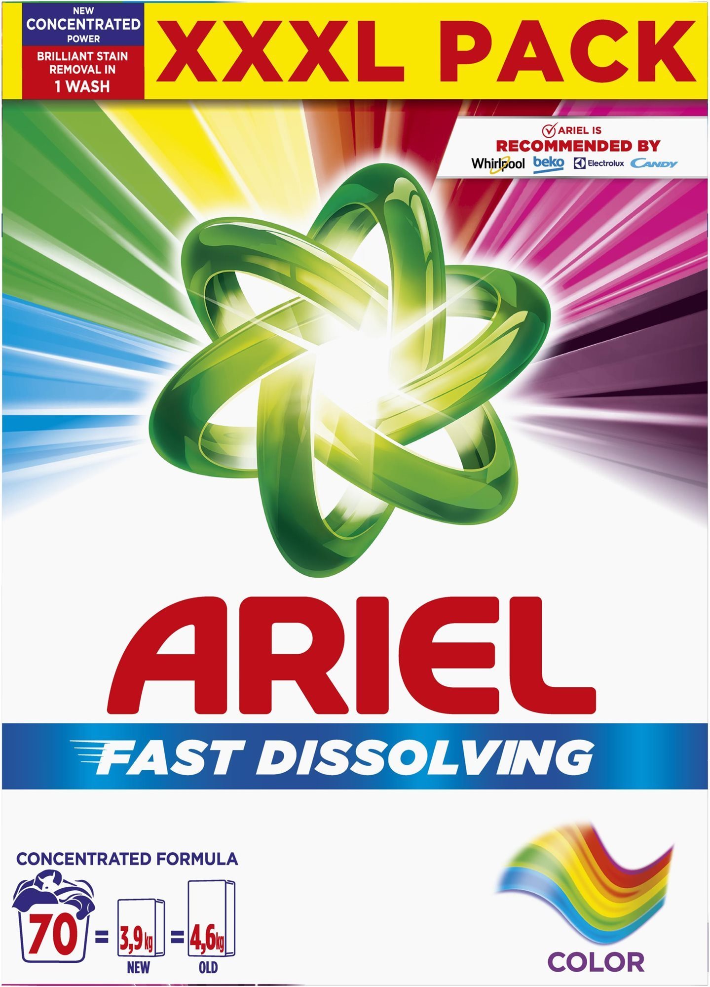 ARIEL Color 3,85 kg (70 praní)