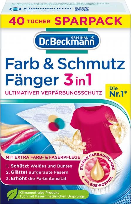 DR. BECKMANN obrúsky proti zafarbeniu 40 ks