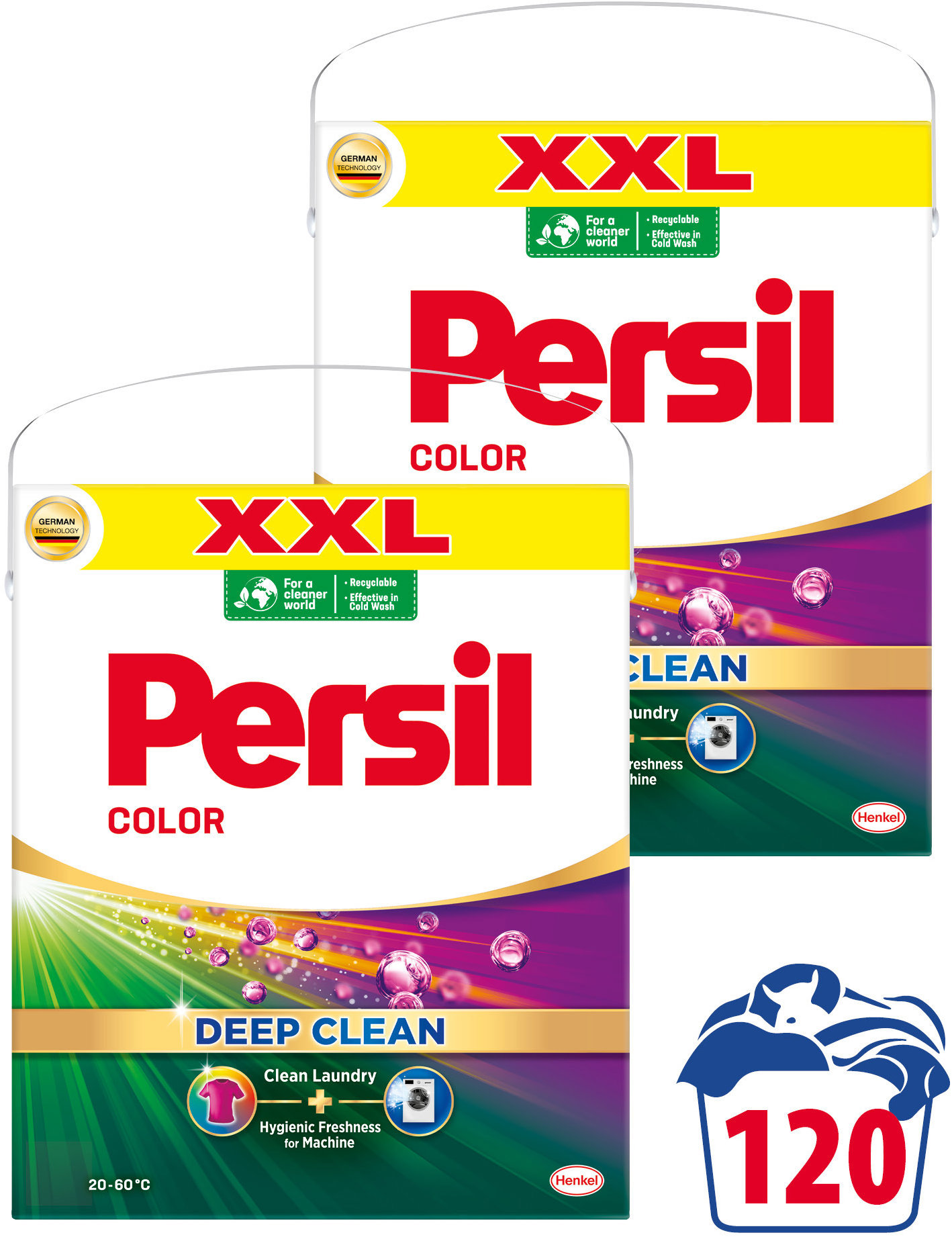 PERSIL Color Box 2× 3,3 kg (120 praní)