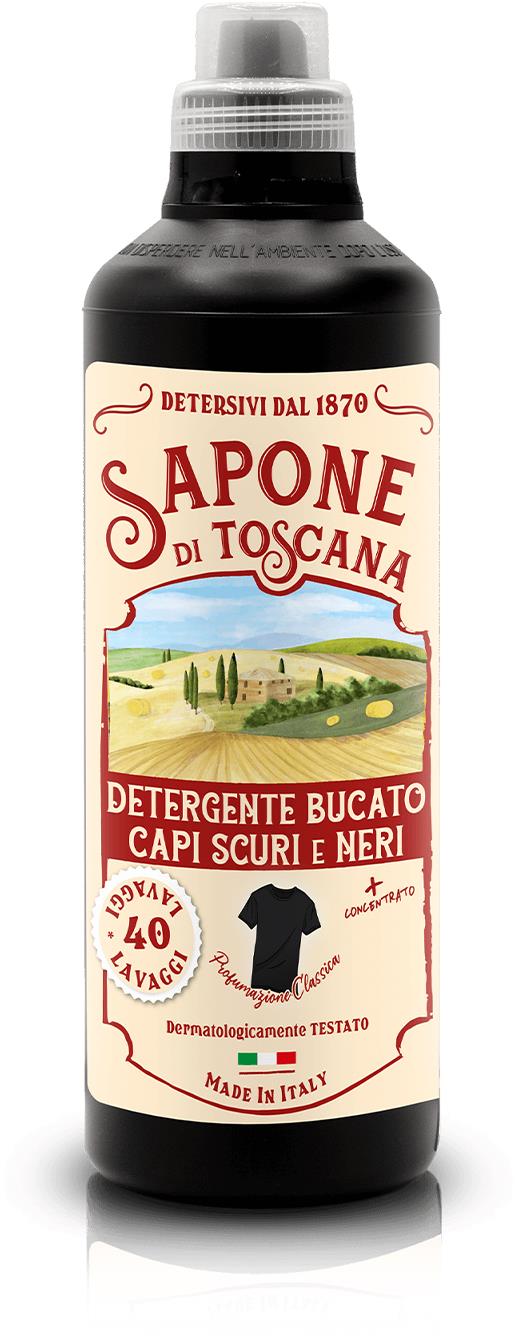 SAPONE DI TOSCANA Capi Scuri e Neri Concentrato 1 l (40 praní)