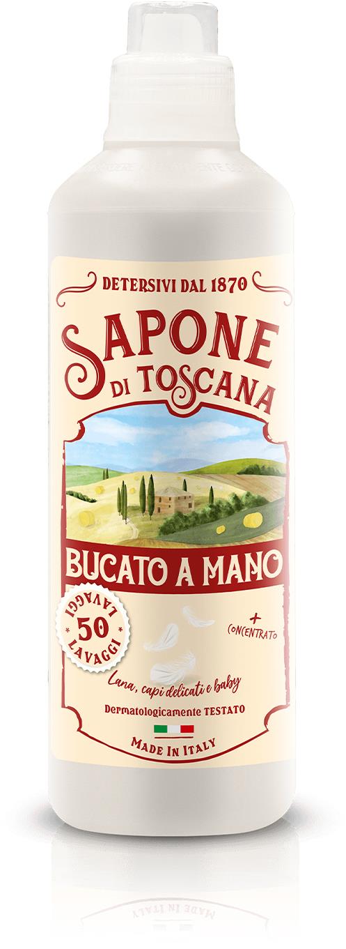 SAPONE DI TOSCANA Bucato a Mano Profumo Delicato Concentrato 1 l (50 praní)