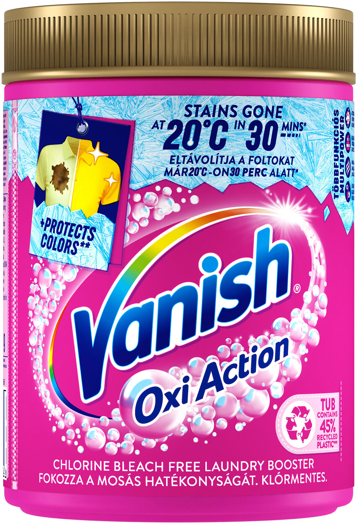 VANISH Oxi Action prášok na odstránenie škvŕn 970 g