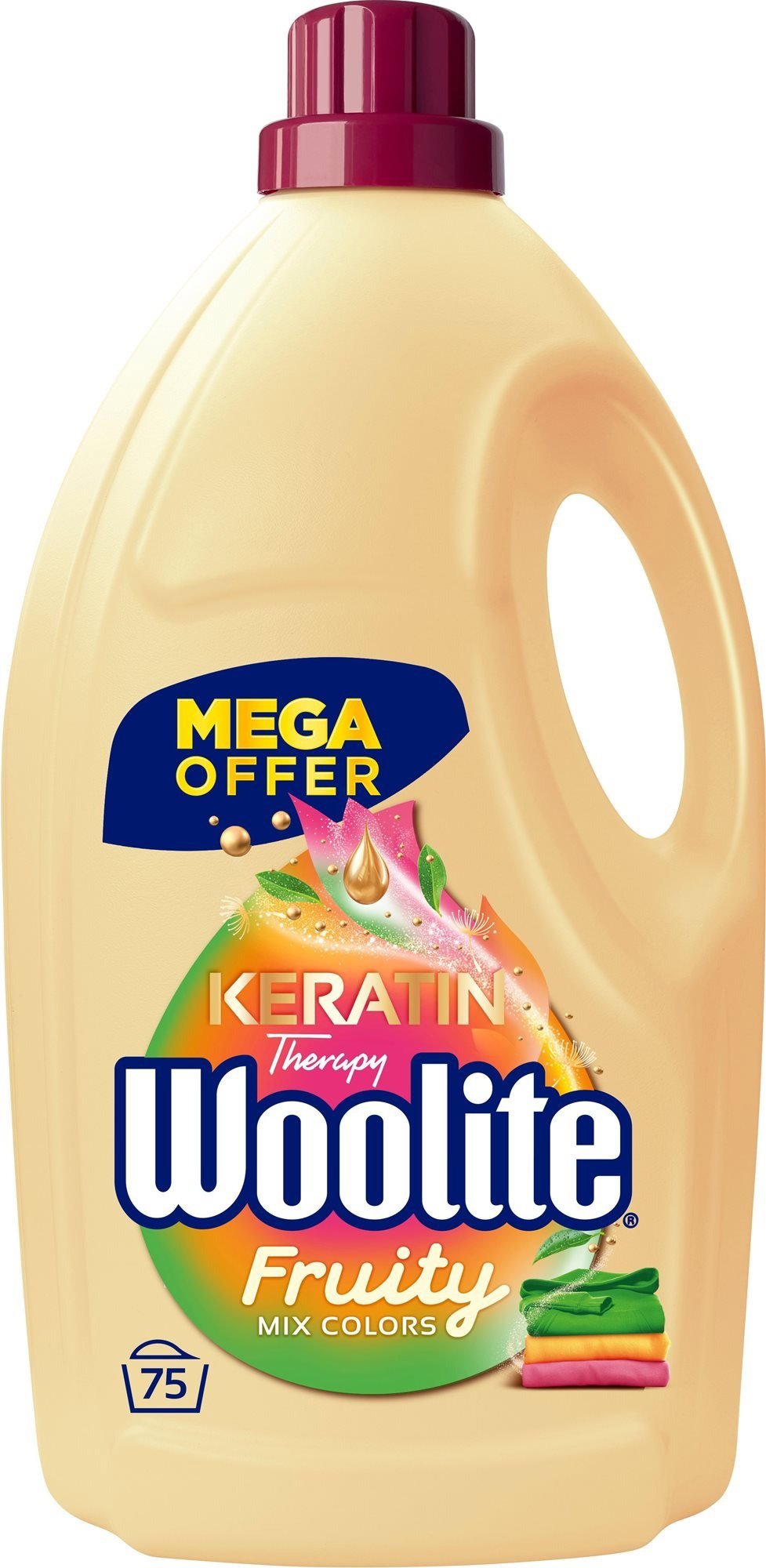 WOOLITE Keratin Therapy Fruity Color 4,5 l (75 praní)