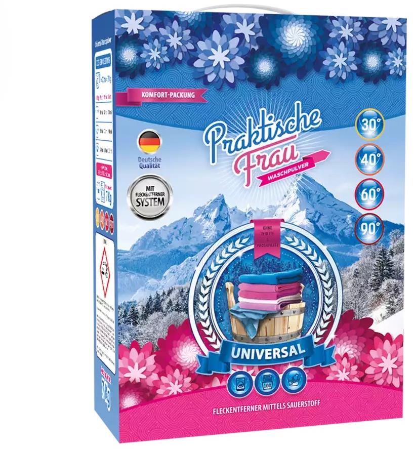 PRAKTISCHE FRAU Universal 7,5 kg (100 praní)