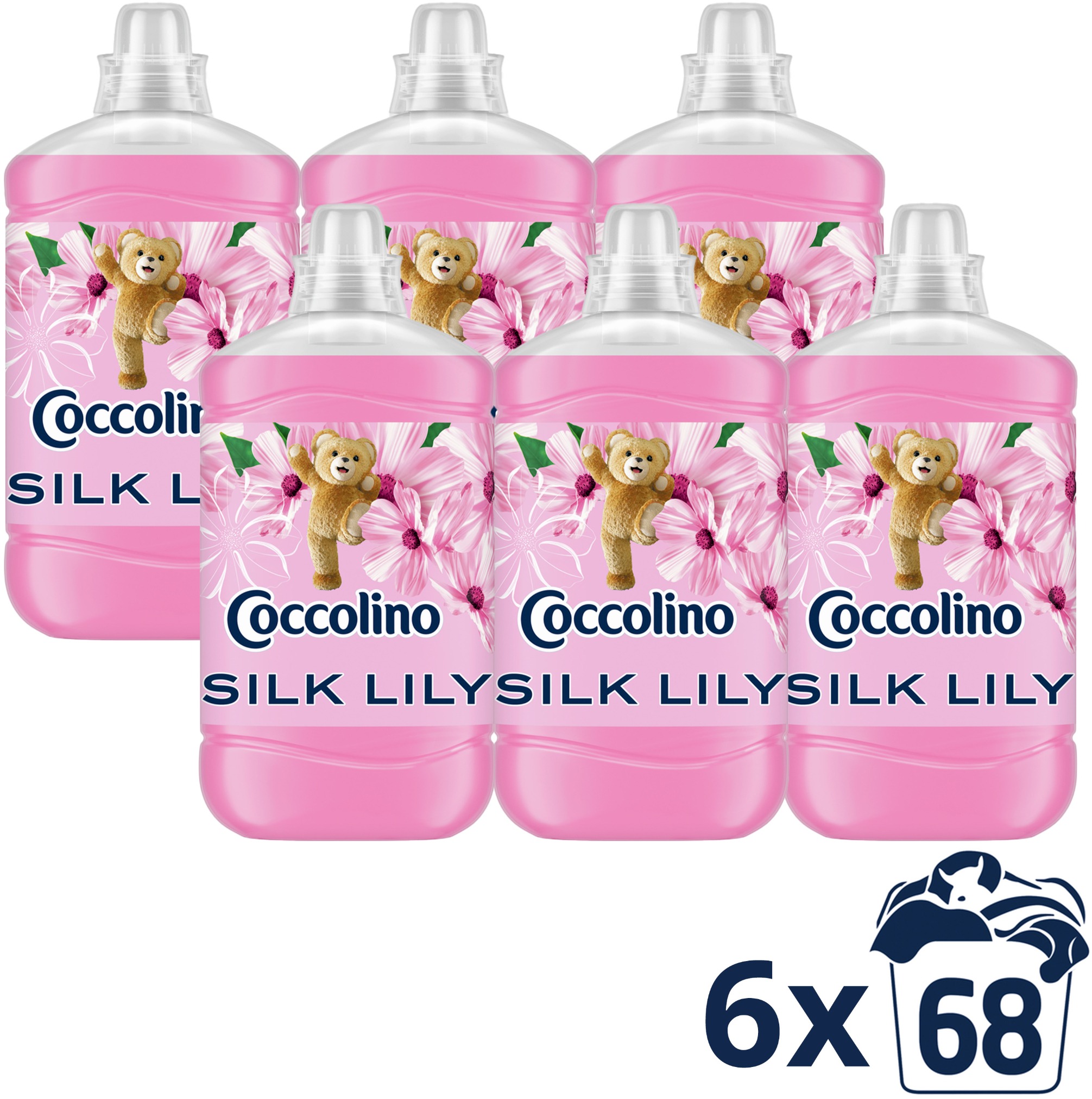 COCCOLINO Silk Lily 6× 1700 ml