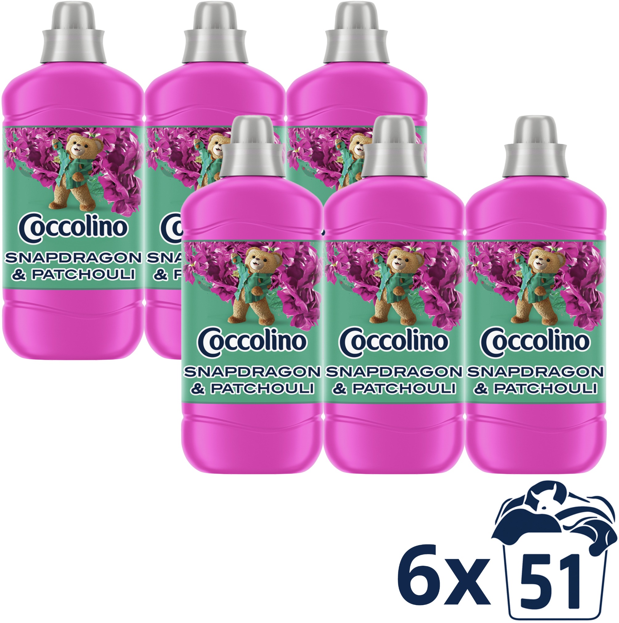 COCCOLINO Snapdragon & Patchouli 6× 1 275 ml