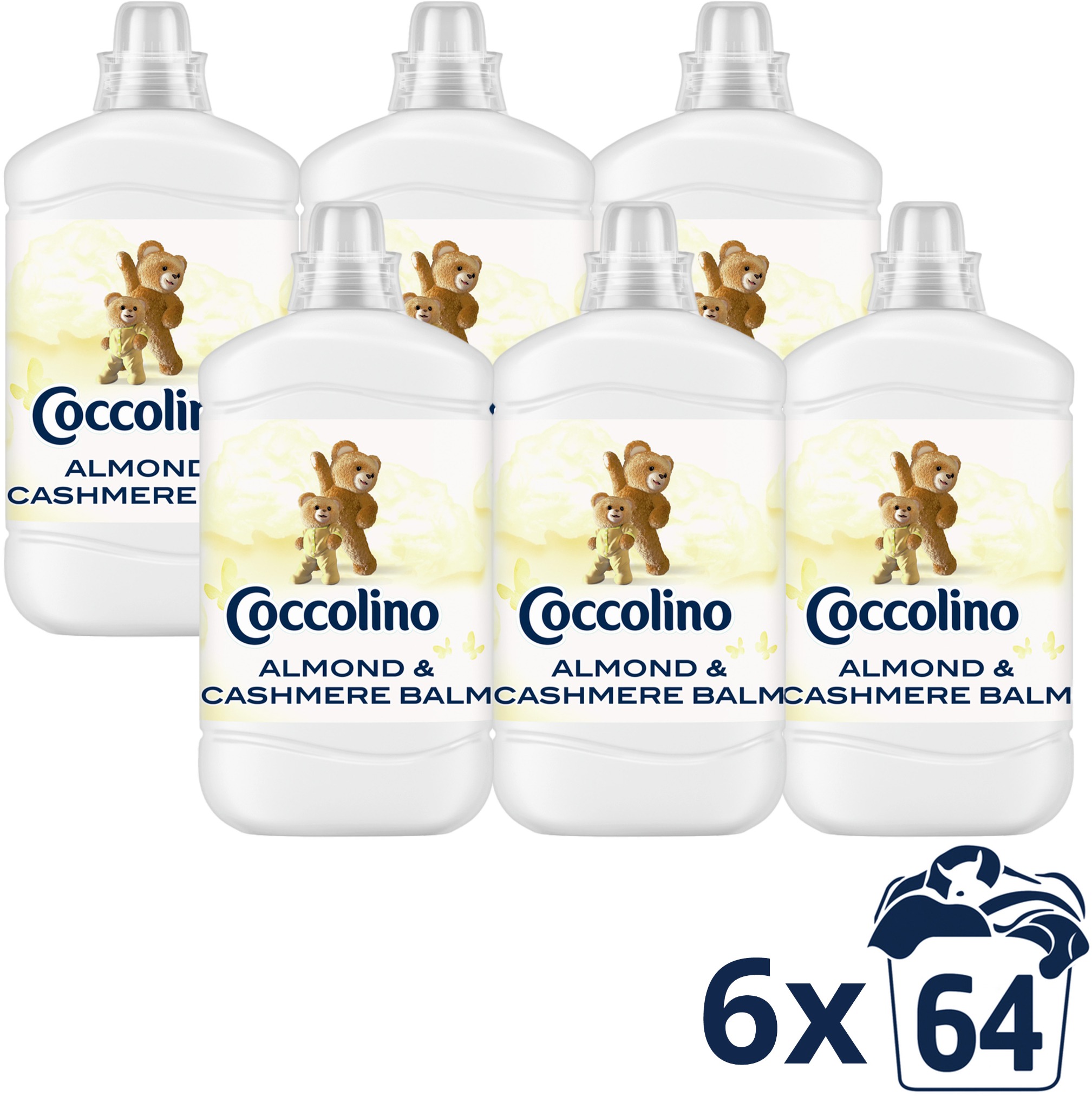 COCCOLINO Sensitive Almond 6× 1600 ml
