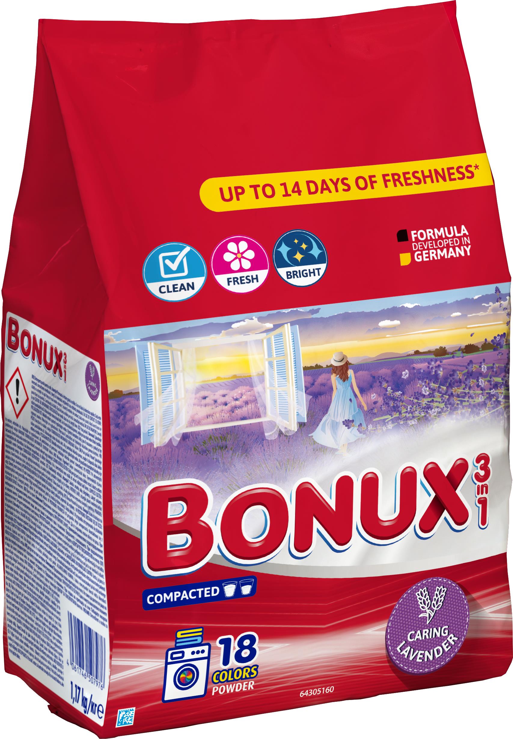 BONUX Caring Lavender 1,17 kg (18 praní)