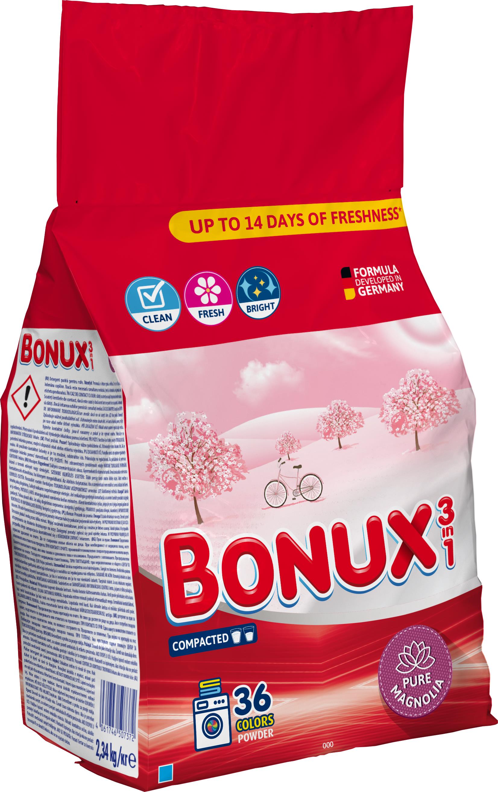 BONUX Pure Magnolia 2,34 kg (36 praní)