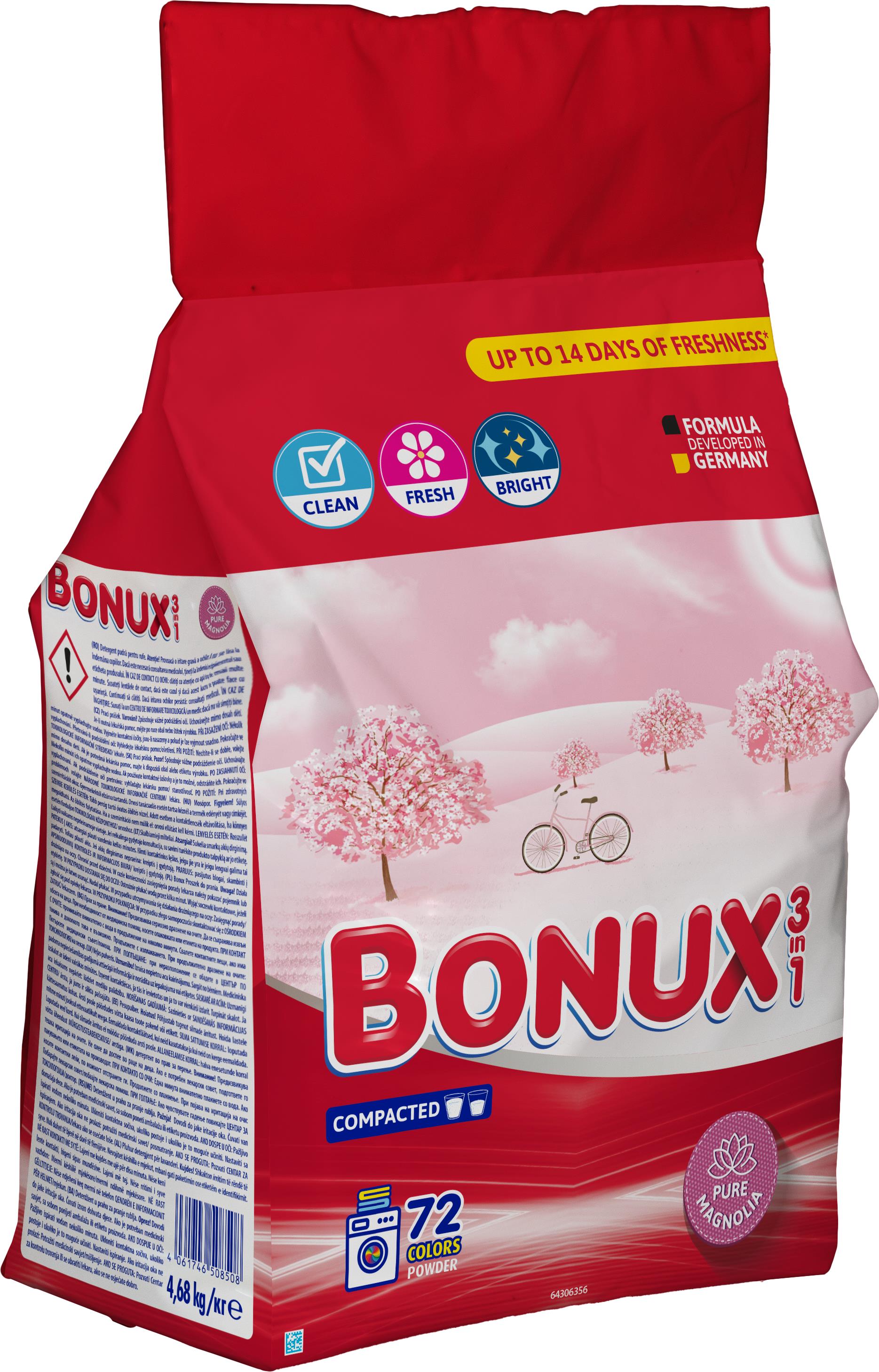 BONUX Pure Magnólia 4,68 kg (72 praní)
