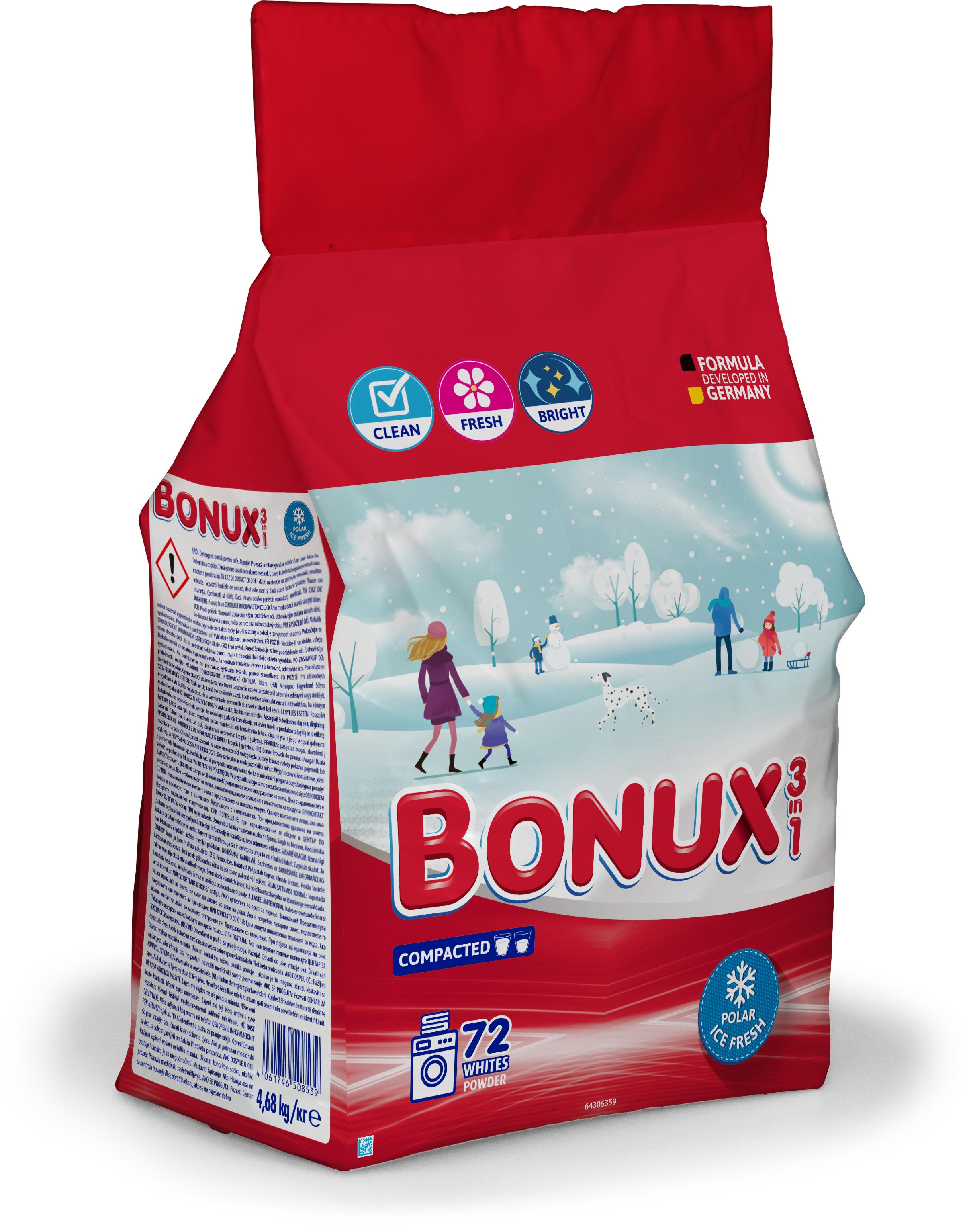 BONUX Polar Ice Fresh 4,68 kg (72 praní)